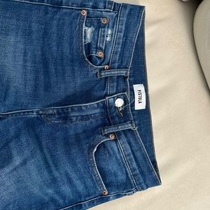 Pistola raw hem denim